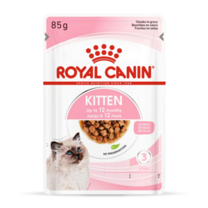 KITTEN GRAVY (WET FOOD - POUCHES) Box of 12x85g