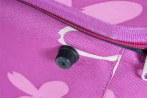 PET CARRIER FLOWER DESIGN - PLUM