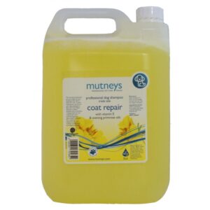 MUTNEYS COAT REPAIR SHAMPOO WITH EVENING PRIMROSE OIL 5LTR