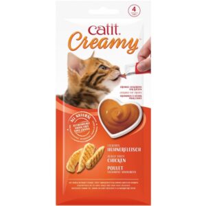 CATIT CREAMY LICKABLE TREATS - CHICKEN box of 48 sachets