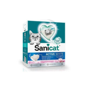 SANICAT ACTIVE WHITE LOTUS FLOWER 6 L (CAT LITTER)