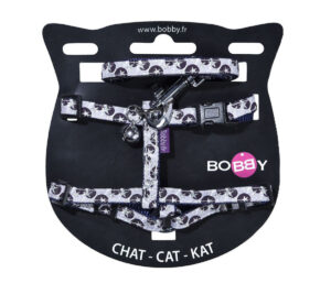 CONFETTI CAT HARNESS & LEAD - MAUVE / XS