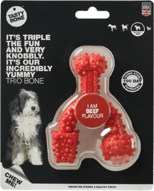 TastyBone Nylon Trio Small Dog - Beef