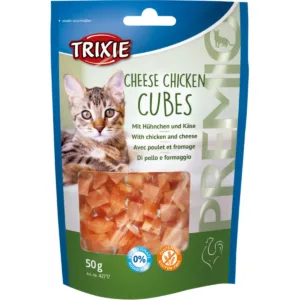 Trixie Premio Cheese Chicken Cubes Cat Treat 50g